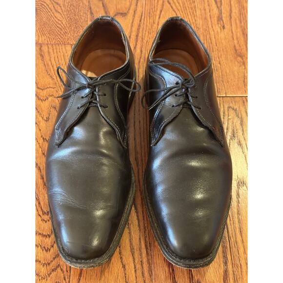 Allen Edmonds Grantham Men\'s 10.5 D Black Calfskin Leather Derby Sleek Lace Up main image 12